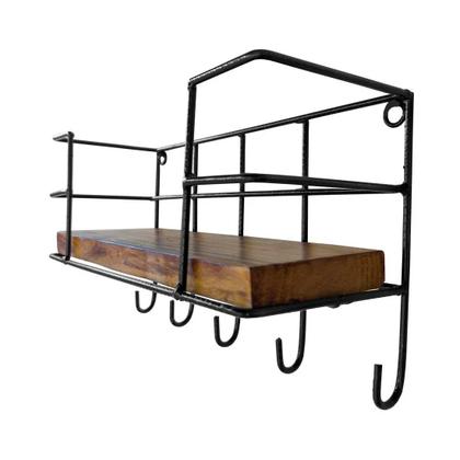 Imagem de Prateleira Porta Chaves Cesta Organizadora Pendurar Parede