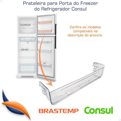 Imagem de Prateleira Porta Freezer Refrigerador CRM44 Consul W11444707