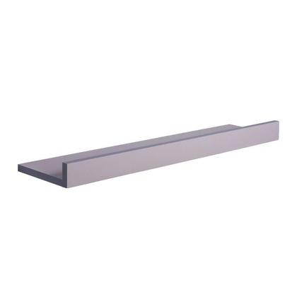 Imagem de Prateleira Porta Quadros 70 x 10cm Cinza Claro Suporte Invisível