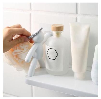 Imagem de Prateleira Suporte Organizador Cozinha Banheiro Plástico Com