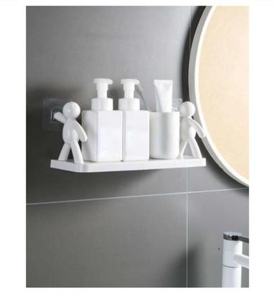 Imagem de Prateleira Suporte Organizador Cozinha Banheiro Plástico Com