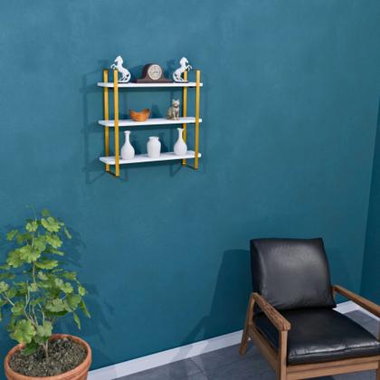 Prateleira Tripla Nicho Hone Modelo Industrial Decoração Casa