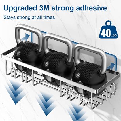 Imagem de Prateleiras de chuveiro adesivas Shower Caddy Getsrichfc 2025, pacote com 2