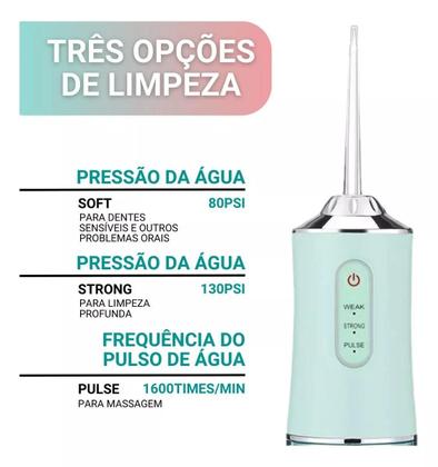 Imagem de Praticidade E Estilo: Irrigador Oral Portátil Linha Premium