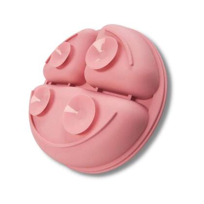 Imagem de Pratinho em silicone com ventosa rosa - buba