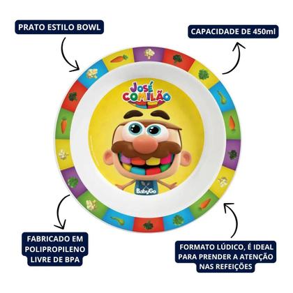 Imagem de Prato Bowl Infantil Temático José Comilão 450ml BabyGo