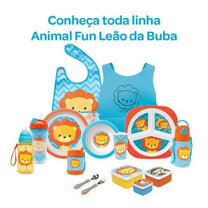 Imagem de Prato com divisorias animal fun leao - BUBA