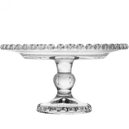 Imagem de Prato com Pé de Cristal Lyor Coração 19,5x10,5cm