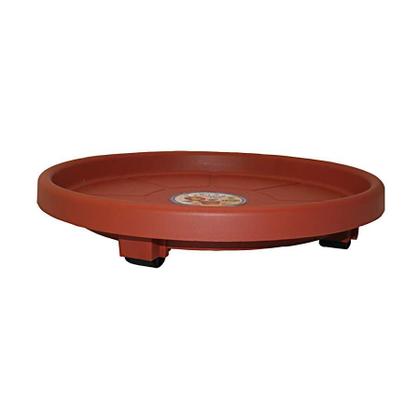 Imagem de Prato com Rodas Okla Skate Terracota para Jardim - 100kg