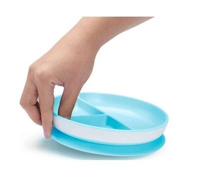 Imagem de Prato Com Ventosa Azul Munchkin