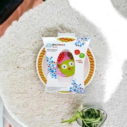 Imagem de Prato com Ventosa Rosa- Funny Meal Multikids Baby