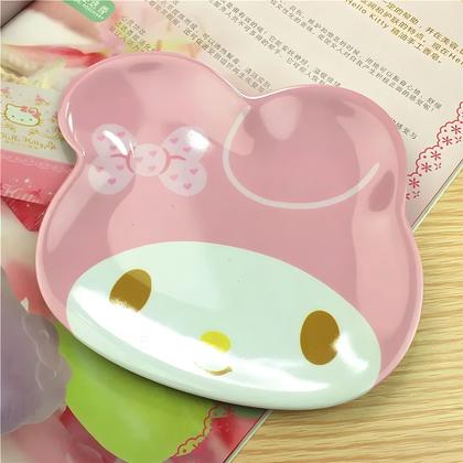 Imagem de Prato de Jantar Kawaii My Melody e Hello Kitty - Sanrio - Infantil