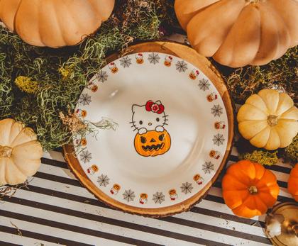 Imagem de Prato de jantar Silver Buffalo Sanrio Hello Kitty Pumpkin 20cm