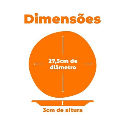 Imagem de Prato de Porcelana Raso Ryo Maresia 27,5cm - Oxford