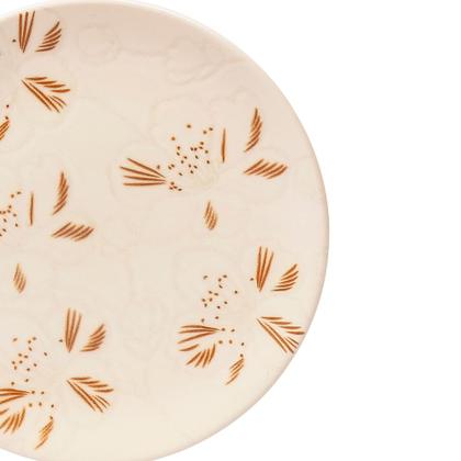 Imagem de Prato de Sobremesa de Cerâmica Oxford Orquídea 18,5cm 1 peça