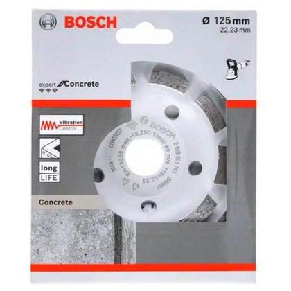 Imagem de Prato Diamantado Segmentado para Concreto Turbo 125 X 22,23 MM BOSCH
