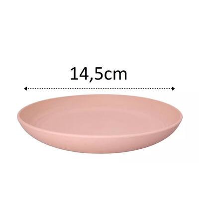 Imagem de Prato Ecológico 15cm Infantil Fibra de Bambú Resistente