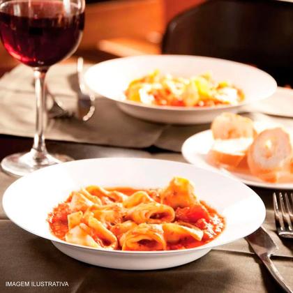 Imagem de Prato Fundo de Cerâmica Collore Branco 22cm Linha Hotel