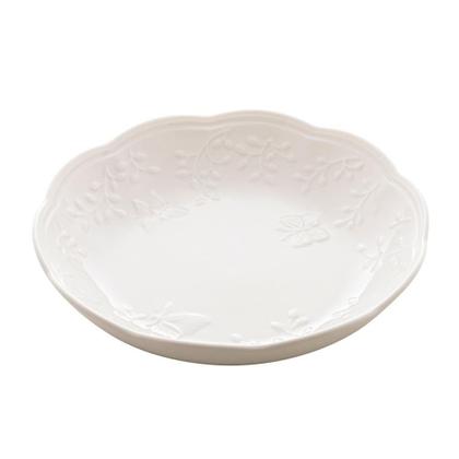 Prato fundo em porcelana New Bone Lyor Burtterfly Flower 21,5cm Imagem de Prato fundo em porcelana New Bone Lyor Burtterfly Flower 21,5cm