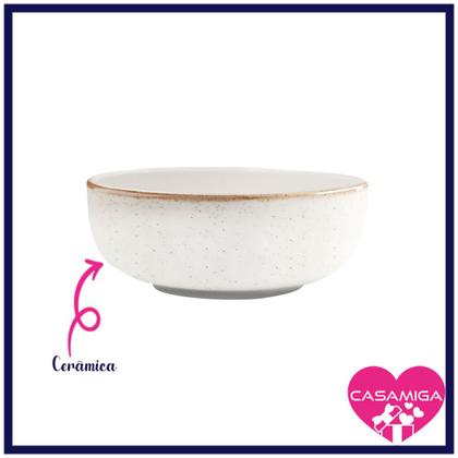 Imagem de Prato Fundo Sopa Cerâmica Caoba 622ml Bege