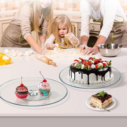 Imagem de Prato Giratório de Confeitagem em Vidro 30 cm