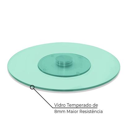 Imagem de Prato Giratório Vidro Temperado 8mm Esmeralda 70cm