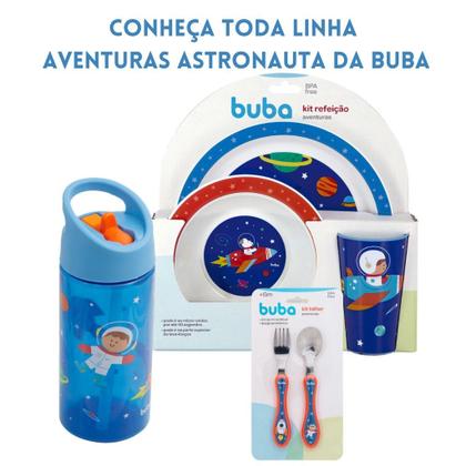 Imagem de Prato Infantil Aventuras Astronauta Introdução Alimentar 15321 Buba
