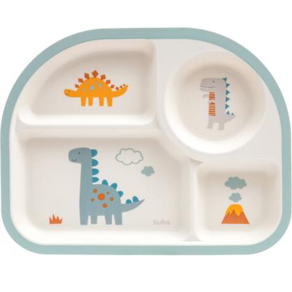 Imagem de Prato Infantil com Divisória Magic Dino 19676 - Buba