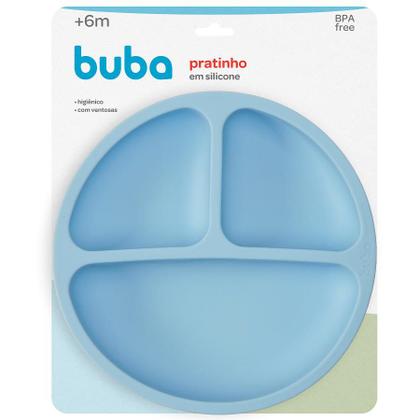 Imagem de Prato Infantil com Divisórias BPA free Buba