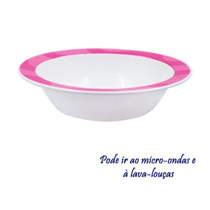 Imagem de Prato Infantil Fundo Bowl 350 ml Animal Fruta P/ Microondas Buba