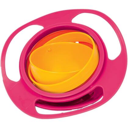 Imagem de Prato Mágico Gyro Bowl 360 Buba Não Derruma Rosa