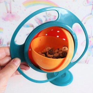 Imagem de Prato Mágico Infantil Bebê Giratório 360º Alimento Não Cai