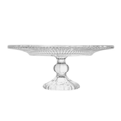 Imagem de Prato para Bolo 30 cm de Cristal com Pé Renaissance Lyor