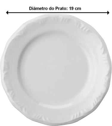 Imagem de Prato Para Sobremesa Avulso 19cm Pomerode Porcelana Schmidt