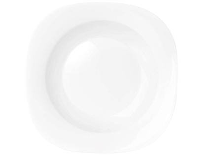 Imagem de Prato Plaza Fundo Sopa Caldos - 22cm Vidro Branco 01 uni