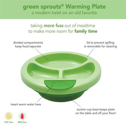 Imagem de Prato pratinho infantil bebe com ventosa para fixar na mesa cadeirao hora de comer com divisoria