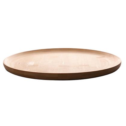 Imagem de Prato Raso de Bambu Natural Ecológico Pratinho Madeira Lyor 27cm