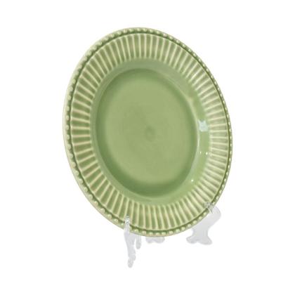 Imagem de Prato Raso Frisada Verde Scalla  27cm 1ª Linha