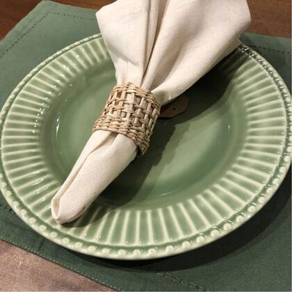 Imagem de Prato Raso Frisada Verde Scalla  27cm 1ª Linha