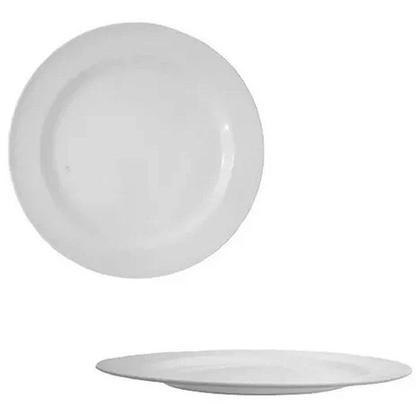 Imagem de Prato Sobremesa Branco de Melamina 20cm Buffet Hotel