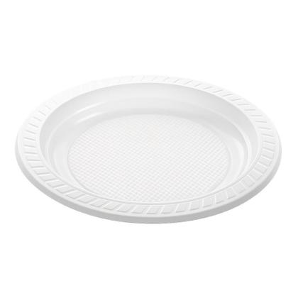Imagem de Prato Sobremesa Descartável Branco 15cm Bello Festas 250 un.