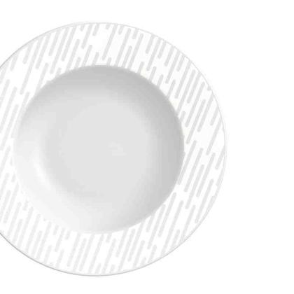 Imagem de Prato Sobremesa Marie em Porcelana Decorada 21 cm Tramontina