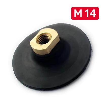 Imagem de Prato Suporte Lixa tiras autocolantes 100mm Emborrachado Ultra Flexível