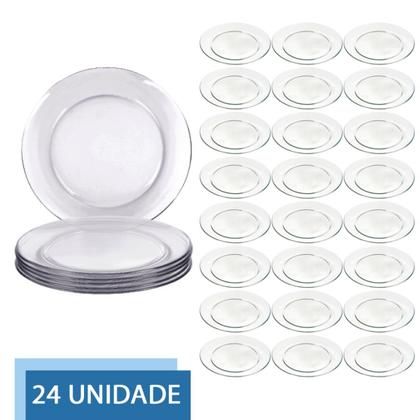 Imagem de Prato Temperado 26cm Raso Gourmet Refeição Duralex 24Un