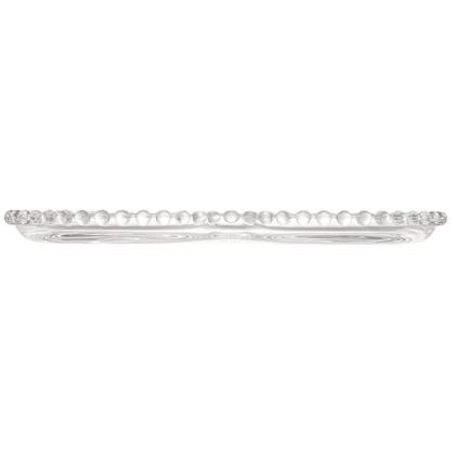 Imagem de Prato Wolff Coração Pearl Cristal De Chumbo Transparente