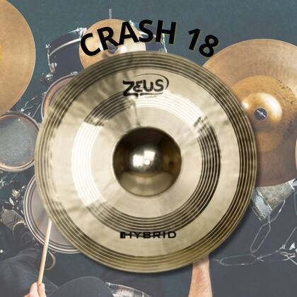Imagem de Prato Zeus Hybrid Crash 18 ZHC18