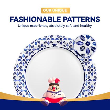Imagem de Pratos de papel descartáveis JOLLY CHEF 18cm 150 unidades