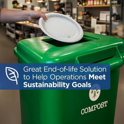 Imagem de Pratos de papel Georgia-Pacific Dixie 8,5 polegadas e 500 Count Pathways