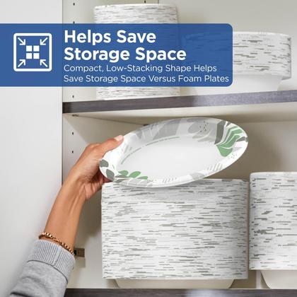 Imagem de Pratos de papel Georgia-Pacific Dixie 8,5 polegadas e 500 Count Pathways