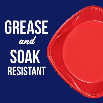 Imagem de Pratos de plástico SOLO Cup Company Red Party 25 cm 120 unidades